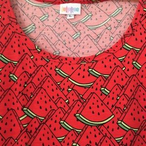 Lularoe Cassie dress, fun watermelon print!